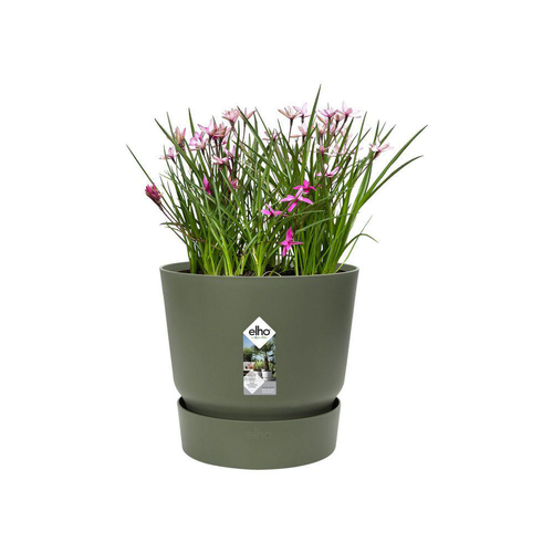 Visuel 4 du produit Pot Greenville rond de 7,6 L coloris vert Ø 25 x H 23 cm