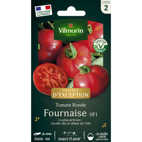 Visuel 1 du produit Sachet de semences potagères graines de tomate fournaise HF1 Graines d'Exception