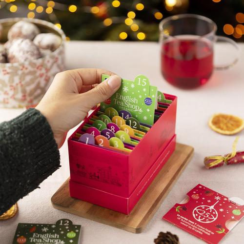 Visuel 4 du produit Calendrier de l'Avent à Cartes Bio 25 sachets Englishtea - 45 g