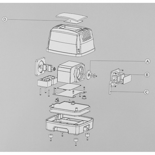 Visuel 1 du produit Kit d'entretien spécifique pour air blow 100, SUPERFISH BASSIN - service kit