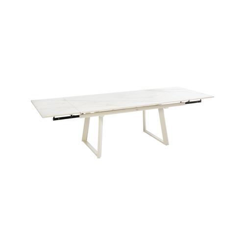 Visuel 2 du produit Table Malo avec rallonge automatique  en aluminium - 180 x 240 x 100 cm