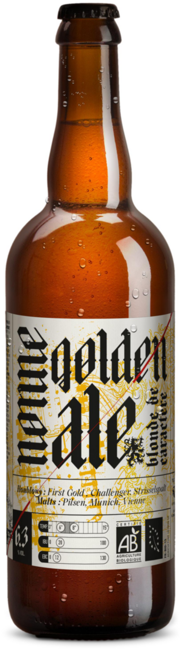 Visuel 1 du produit Bière Nonne Golden ale bio Nonne - 75 cl