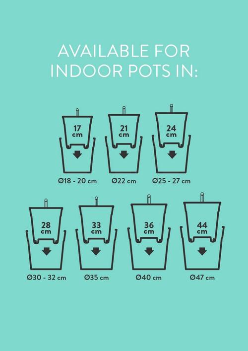 Visuel 8 du produit Self-watering insert d’arrosage automatique living noir Elho - 21 cm