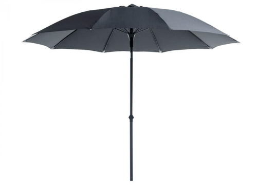 Visuel 1 du produit Parasol droit en aluminium/fibre - Taupe, PROLOISIRS - Ø270 cm