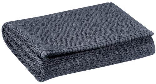 Visuel 2 du produit Drap de bain en coton coloris ombre Vivaraise Bora - 150 x 90 cm