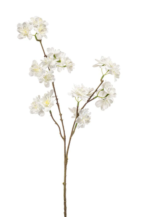 Visuel 1 du produit Tige de pommier artificielle à fleurs blanches - Ø 15 x H 72 cm