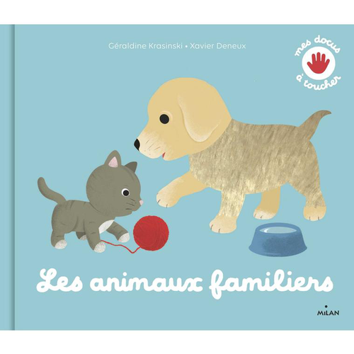 Visuel 1 du produit Docus à toucher “Les Animaux Familiers” Éditions Milan