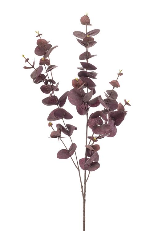 Visuel 1 du produit Branche d'eucalyptus en polyéthylène violet - Ø 20 x H 97 cm