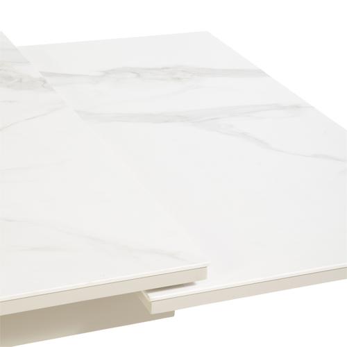 Visuel 3 du produit Table Malo avec rallonge automatique  en aluminium - 180 x 240 x 100 cm