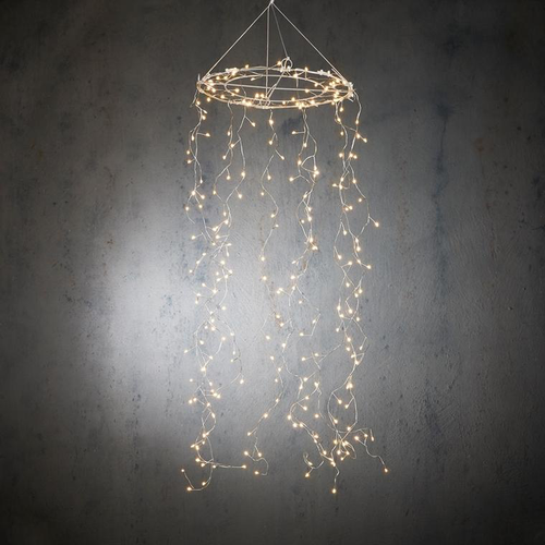 Visuel 1 du produit Lustre lumineux LED à lumière blanc classique sur secteur - Ø 30 cm