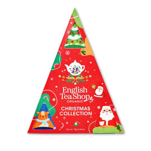 Visuel 1 du produit Coffret pyramide de thés bio en sachets English Tea Christmas. Collection - 9 sachets