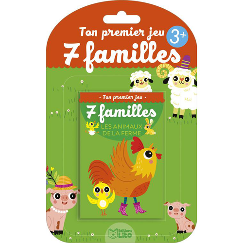 Visuel 1 du produit Jeu de cartes "Les animaux de la ferme"