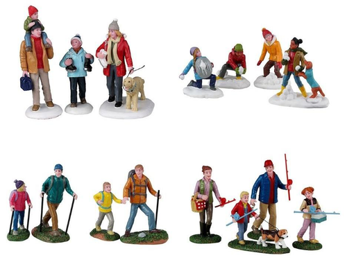 Visuel 1 du produit Figurine pour village de Noël Lemax Vail village thème Rester en forme !