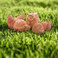 Visuel 3 du produit Poule en terre cuite rouge Anticomestiere Gallina galestro Anticomestiere - 20 x 15 x 15 cm