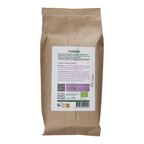Visuel 2 du produit Émincé végétal tournesol bio Markal - 175 g