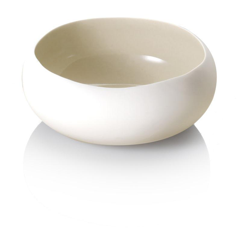Visuel 1 du produit Coupelle en grès blanc mat/lin Médard de Noblat collection Oslo - Ø 12 cm