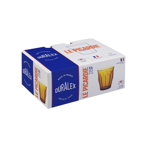 Visuel 2 du produit Gobelet en verre jaune Picardie - 25 cl
