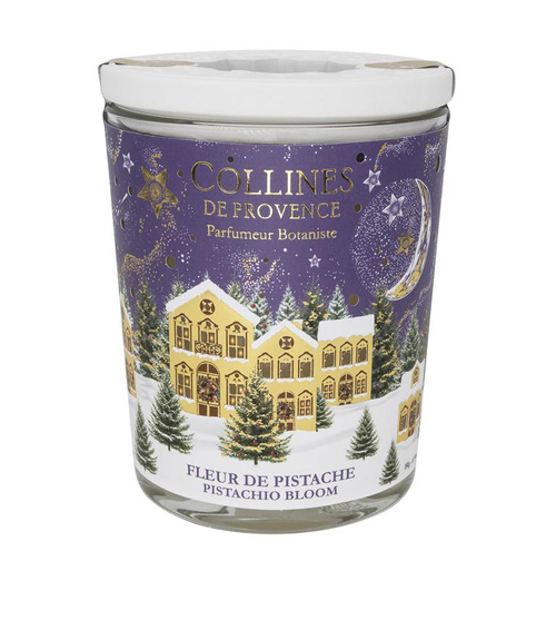 Visuel 1 du produit Bougie parfumée cire végétale Fleur de pistache Collines de Provence - 180 g