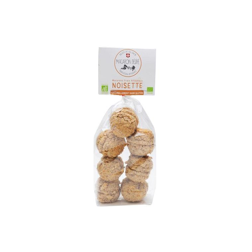Visuel 1 du produit Macarons bio à la noisette en sachet Biscuit bio des Savoie - 150 g