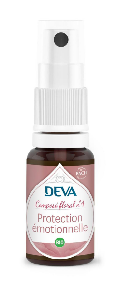 Visuel 1 du produit Complément alimentaire composé floral protection émotionnelle bio Deva - spray 15 ml