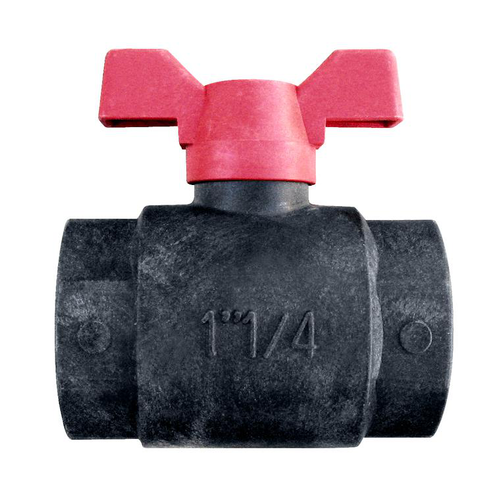 Visuel 1 du produit Vanne en polypropylène à boisseau sphérique femelle filetage 26 x 34 mm