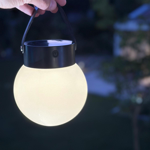 Visuel 4 du produit Lampe baladeuse solaire Globy Batimex - Ø 14 x 22 cm