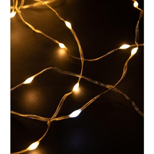 Visuel 2 du produit Guirlande lumineuse micro LED à lumière blanc chaud - 10 m