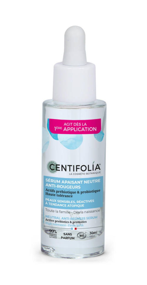 Visuel 1 du produit Sérum apaisant anti-rougeurs neutre bio Centifolia - 30 ml