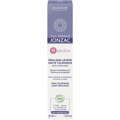 Visuel 1 du produit Emulsion légère haute tolérance sans parfum Eau Thermale Jonzac 40 ml