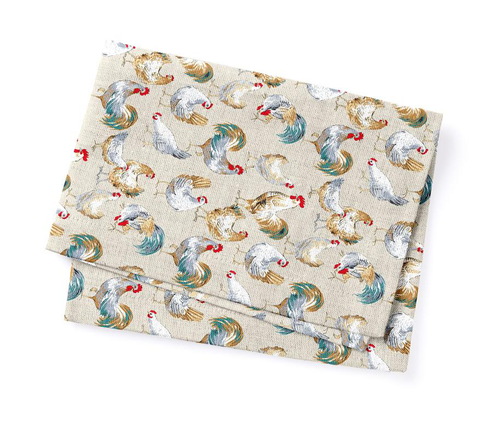 Visuel 1 du produit Torchon en coton coloris beige Monique - 50 x 70 cm