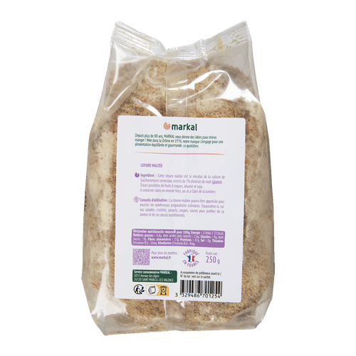Visuel 2 du produit Levure maltée bio en sachet de 250 g