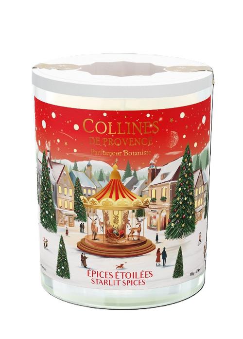 Visuel 1 du produit Bougie parfumée épices étoilées Collines de Provence - 180 g