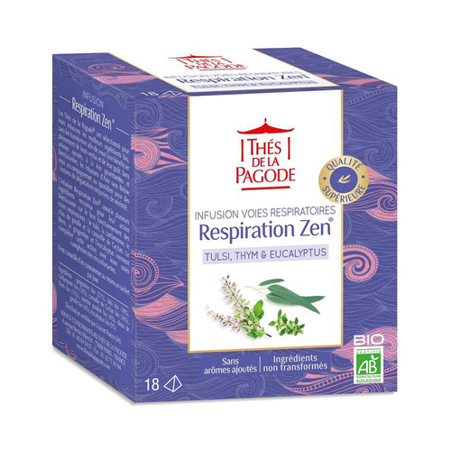 Visuel 1 du produit Infusion bio Respiration Zen - 18 sachets pyramide