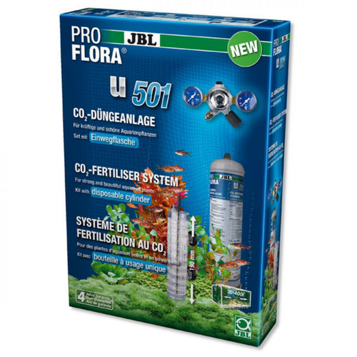 Visuel 1 du produit Kit CO2 pour aquarium ProFlora u501, facile d'usage - JBL - avec recharges disponibles