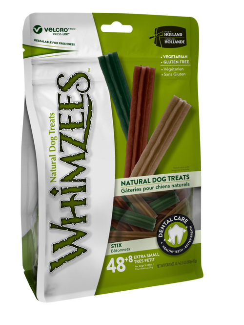 Visuel 2 du produit Friandise pour chien Whimzees Stix XS en sachet de 420 gr