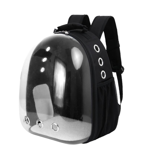 Visuel 1 du produit Sac à dos bulle pour chien coloris transparent Wouapy