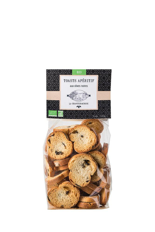 Visuel 1 du produit Toasts bio olives noires Chanteracoise - 140 g