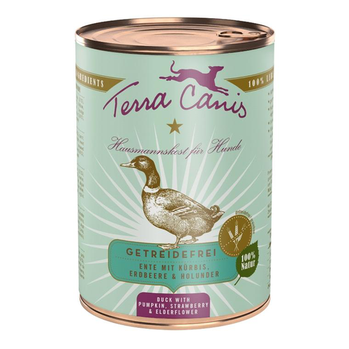 Visuel 1 du produit Pâtée pour chien au canard Terra Canis - 400 g