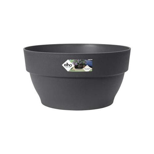 Visuel 1 du produit Pot coupe en plastique gris anthracite Elho Vibia - Ø 34 cm