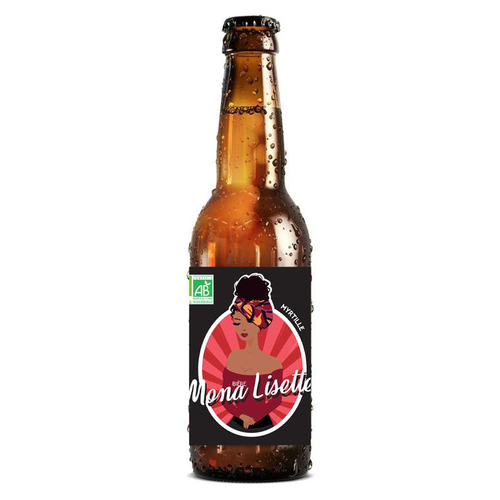 Visuel 1 du produit Bière blanche bio à la myrtille bio Mona Lisette - 33 cl