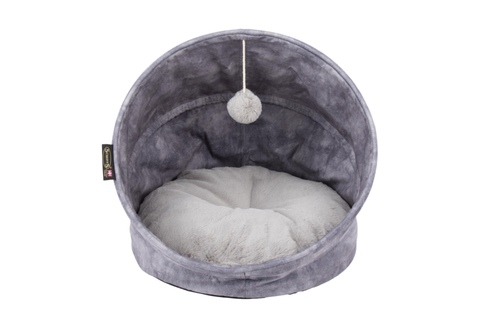 Visuel 5 du produit Grotte pour chat gris Kensington Scruffs – Taille 44 x 44 x 48 cm