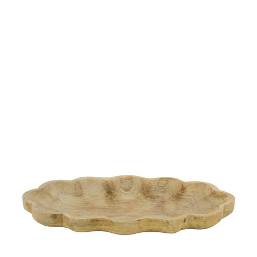 Visuel 1 du produit Plateau en bois naturel de manguier petit modèle - 28 x 14,5 cm