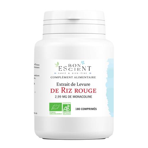 Visuel 1 du produit Extrait de levure de riz rouge bio Bonescient - 180 comprimés