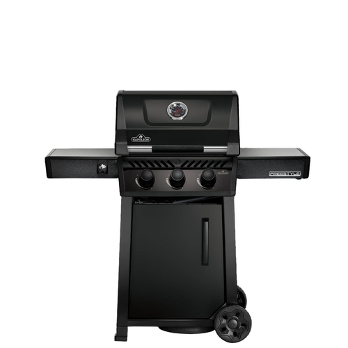 Visuel 1 du produit Barbecue gaz Freestyle 3 brûleurs coloris noir en inox Napoleon - 132 x 64 x 116 cm