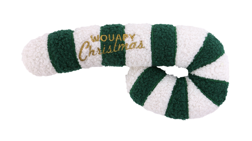 Visuel 4 du produit Peluche de Noël pour chien sucre d'orge coloris multicolore Wouapy - modèle moyen