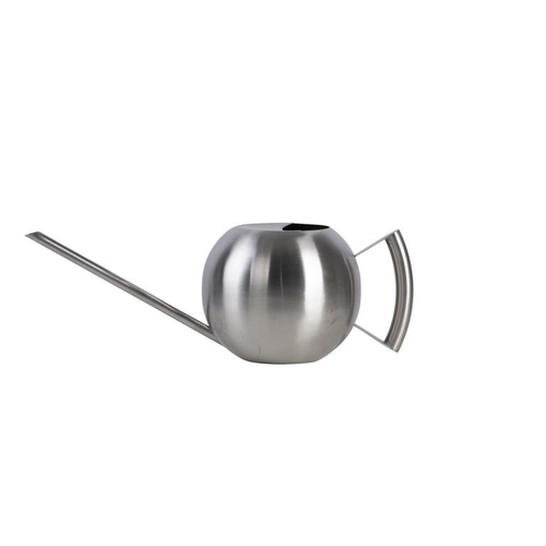 Visuel 1 du produit Arrosoir rond en acier inoxydable - 30,8 x 13,9 x 13,5 cm