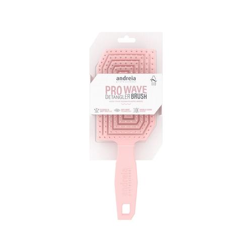 Visuel 1 du produit Brosse démêlante rose pour les cheveux Pro wave Andreia