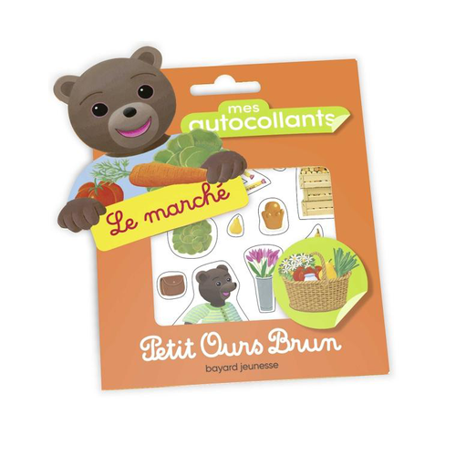 Visuel 1 du produit Mes autocollants POB “Le marché” Éditions Bayard