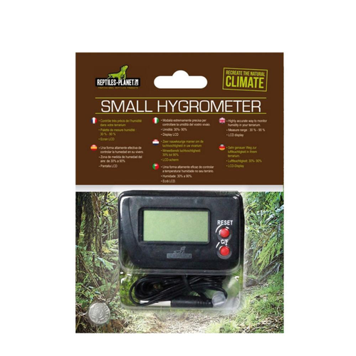 Visuel 1 du produit Hygromètre digital pour terrarium coloris noir Reptile Planet