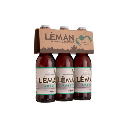 Visuel 1 du produit Pack bière ambrée bio Brasserie du Léman - 3 x 33 cl